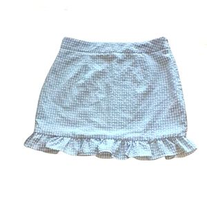 - - SUPER DOWN SEERSUCKER SKIRT